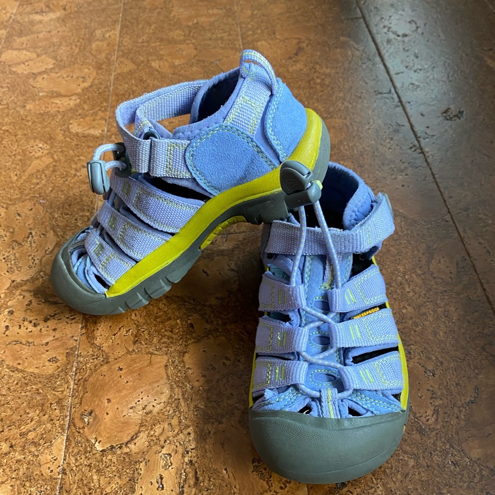 Keen Kids Blue and Yellow Sandals